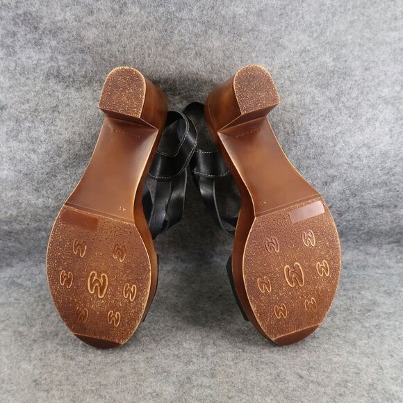 Eric Michael Shoes Women 41 Sandal Block Heel Platform Fashion Ankle Strap Black - Picture 11 of 16